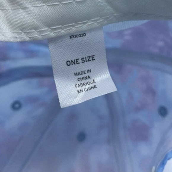 Nordstrom BP no bad days blue purple tie die women's adjustable baseball cap NWT - Picture 4 of 4